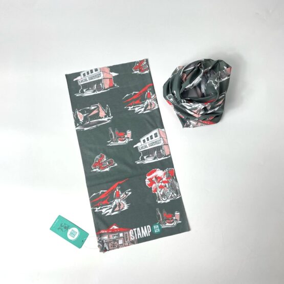 【Unisex】STAMP Run&Co | スタンプ ランアンドカンパニー　STAMP  Neck Gaiter - LOCAL MOUNTAIN [SRAC22U53]