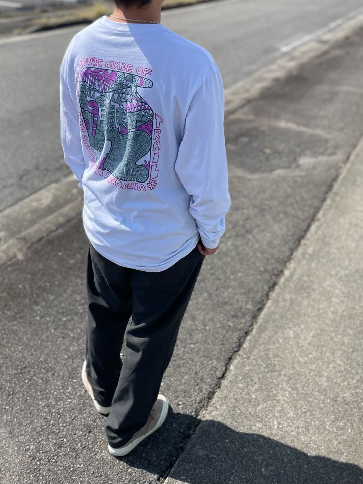 【Men's】patagonia | パタゴニア Men's Longsleeve Made Of Responsibili-Tee - WHITE - 画像 (3)