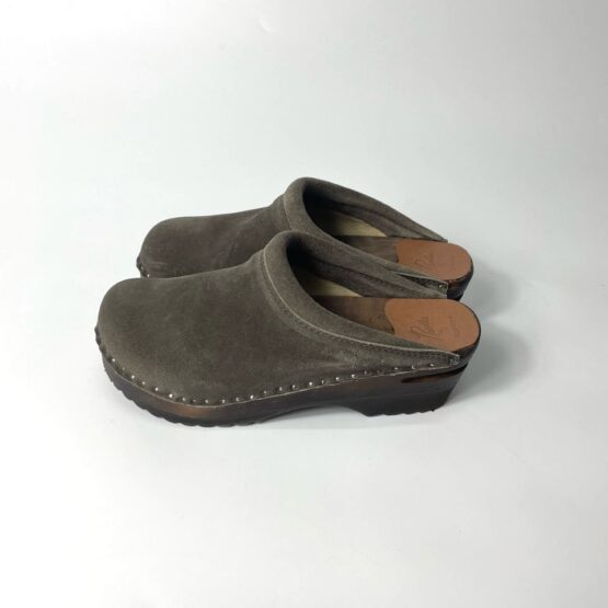 Troentorp | トロエントープ　Swedish Clog MONET/ROUGH OUT - TAUPE [LQ340]