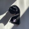 【Unisex】Cozy Cashmere Company | コージーカシミヤカンパニー　 Cashmere Single Rib Scarf - BLACK - 画像 (7)