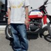 【Unisex】free rage | フリーレイジ　Rycycle Cotton Tee "SMILE" - WHITE - 画像 (8)