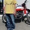 【Unisex】free rage | フリーレイジ　Rycycle Cotton Tee "SMILE" - YELLOW - 画像 (8)