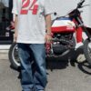 【Unisex】free rage | フリーレイジ　Rycycle Cotton Tee "24" - WHITE - 画像 (8)