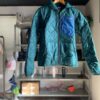 【Ladies】patagonia | パタゴニア　K's Diamond Quiilted Hoody - Cascade Green - 画像 (9)