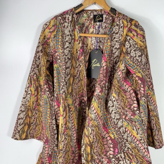 【Ladies】NEEDLES | ニードルズ　Wrap Dress - BROWN JUNGLE