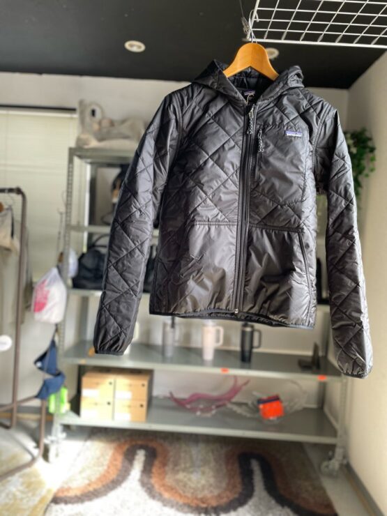 【Ladies】patagonia | パタゴニア　K's Diamond Quiilted Hoody - BLACK