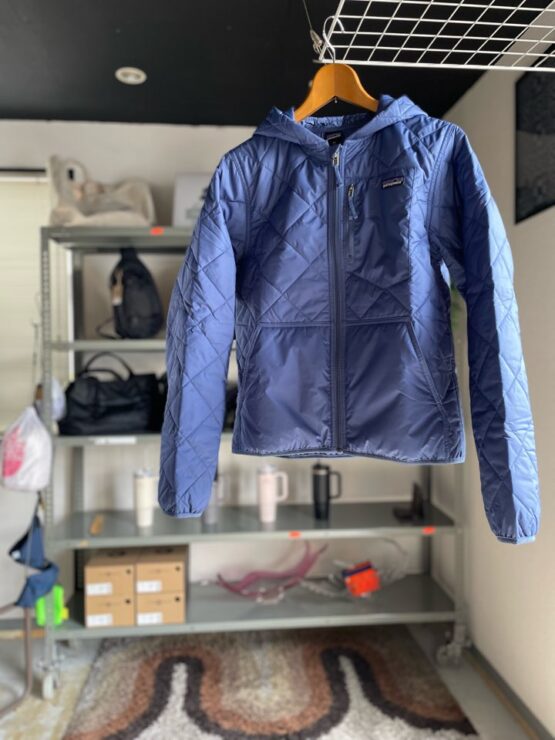 【Ladies】patagonia | パタゴニア　K's Diamond Quiilted Hoody - CURRENT BLUE