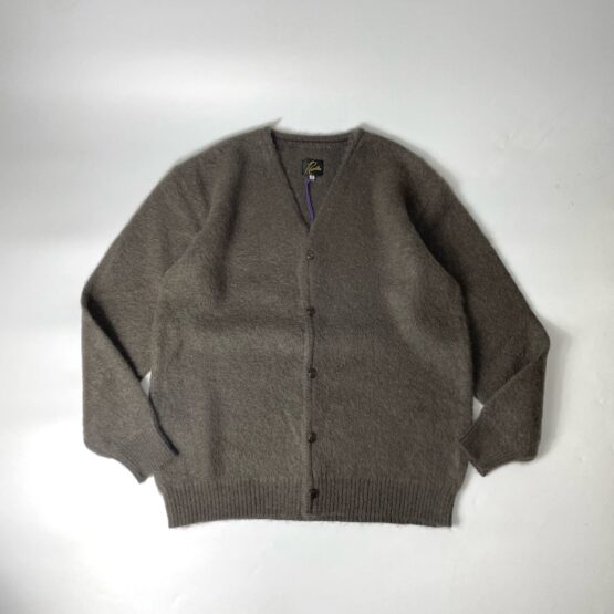 NEEDLES | ニードルズ　Mohair Cardigan [SOLID] - CHARCOAL [JQ276]