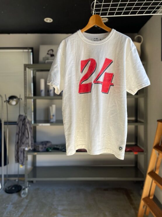 【Unisex】free rage | フリーレイジ　Rycycle Cotton Tee "24" - WHITE