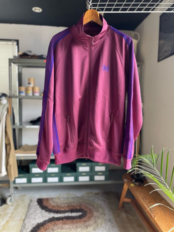 【Unisex】NEEDLES | ニードルズ　Track Jacket [POLY SMOOTH] - WINE [NS244]