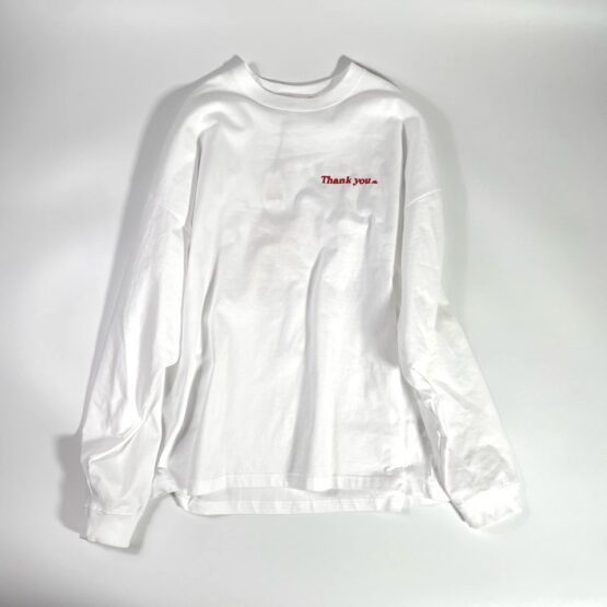 melple | メイプル　melple×SALVAGE PUBLIC Thank you ロンTee - ホワイト