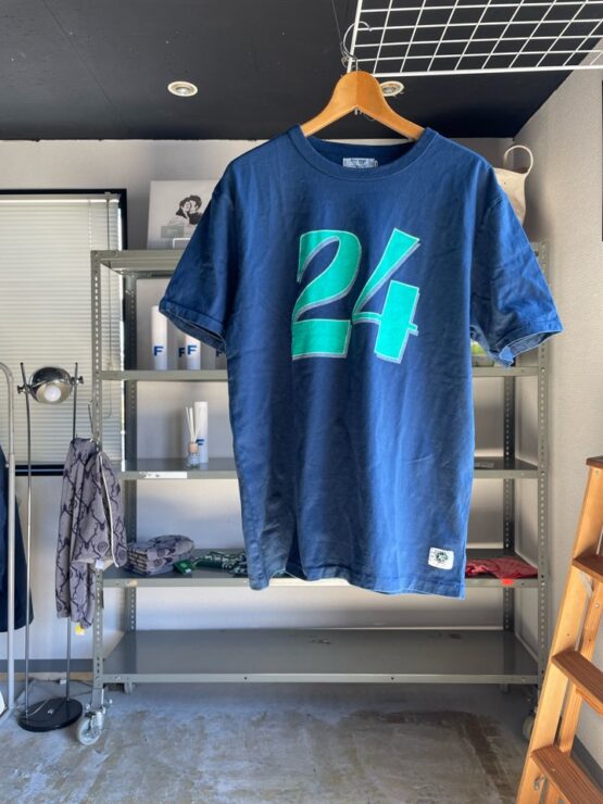 【Unisex】free rage | フリーレイジ　Rycycle Cotton Tee "24" - NAVY