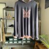 【Unisex】NEEDLES | ニードルズ　L/S Reversible Hoody 〔COTTON JERSEY〕- CHARCOAL [NS268] - 画像 (2)