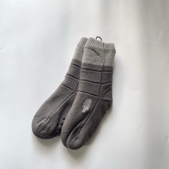 【Unisex】THE NORTH FACE | ザ・ノースフェイス　Nuptse Bootie Socks - MM ミックスグレー×ミックスチャコール [NN82233]