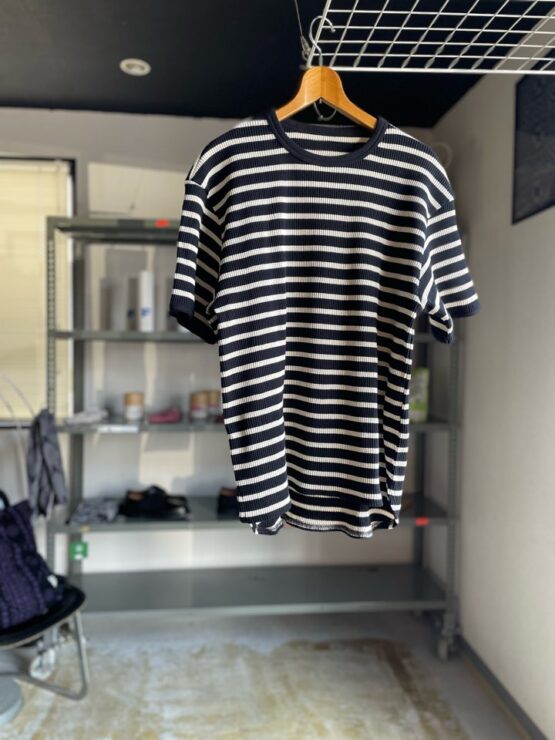 【Unisex】armi | アーミィ　peacetree別注『残布』Zan;p T Border - BLACK BORDER