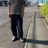 【Unisex】armi | アーミィ　peacetree別注『残布』Zan;p T Border - BLACK BORDER - 画像 (9)