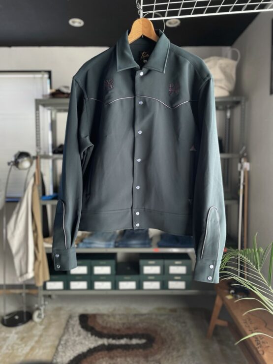【Unisex】NEEDLES | ニードルズ　Piping Cowboy Jacket 〔DOUBLE CLOTH〕- GREEN[NS150]
