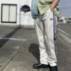 NEEDLES | ニードルズ　Narrow Track Pant [POLY SMOOTH] - ICE WHITE [MR287] - 画像 (2)