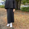 【Ladies】THOUSAND MILE | サウザンドマイル　Slit Skirt Set Up - BLACK - 画像 (2)