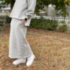 【Ladies】THOUSAND MILE | サウザンドマイル　Slit Skirt Set Up - GREY - 画像 (2)