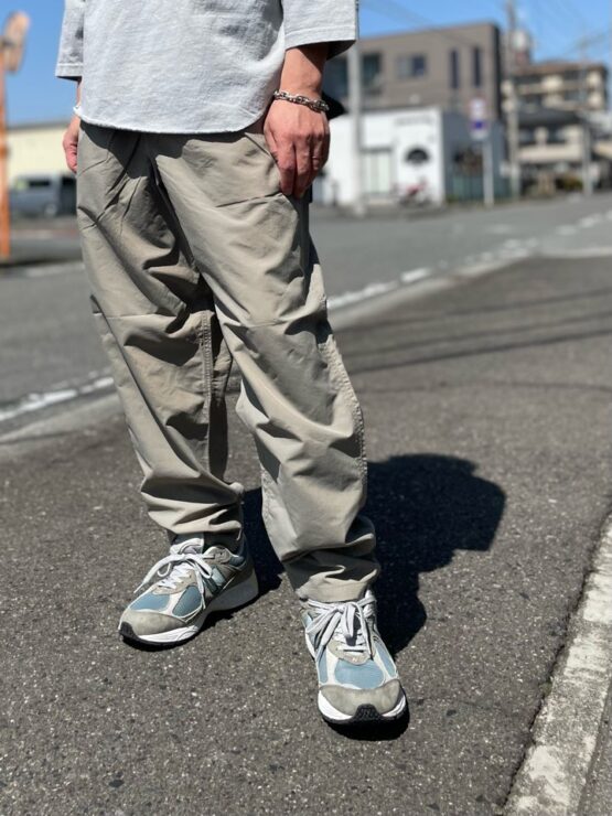 【Unisex】BURLAP OUTFITTER | バーラップアウトフィッター　Track Pant Solid - BRINDLE