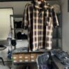 【Men's】BIG MIKE | ビッグマイク　Rayon Mix Ombre Check S/S Shirts - BLACK × BROWN - 画像 (8)
