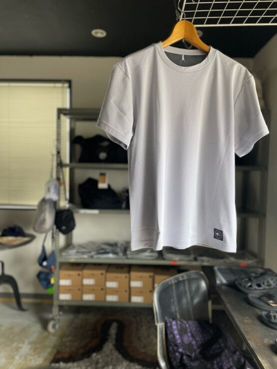 【Men's】FRANK & MORRIS | フランクアンドモリス　F&M MOIRE Tee 02 -  WHITE / NAVY