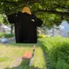 【Kid's】THE NORTH FACE | ザ・ノースフェイス　Baby S/S Bandana Square Logo Tee - K ブラック [NTB32546] - 画像 (3)