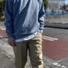 【Unisex】Import Brand　Garment Dyed Crew Swat - BLUE JEAN - 画像 (6)