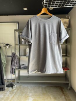 【Men's】*A VONTADE | アボンタージ　9oz Silket Athletic T-Shirt - GREY TOP [VTD-0533-CS-P]