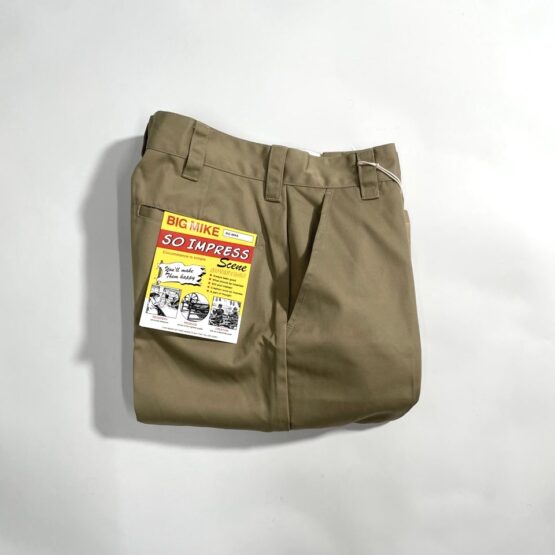 【Men's】BIG MIKE | ビッグマイク　TC Twill No Tack Chino Work Pants - BEIGE