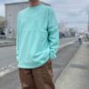 【Men's】EEL Products | イールプロダクツ　ユルリTee L/S - MINT GREEN - 画像 (2)