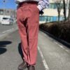 NEEDLES | ニードルズ　Tucked Side Tab Trouser [PE/W CARSEY] - ROSE WOOD [MR265] - 画像 (2)