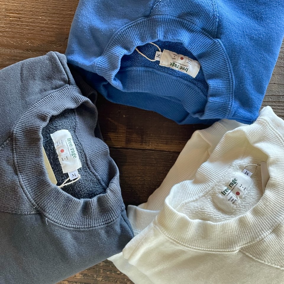 【Unisex】free rage | フリーレイジ "STANDARD" Crew Neck Sweat - WHITE - 画像 (15)