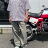 【Men's】Less by SHELTECH | シェルテック　Wide Tee - BROWN × WHITE - 画像 (9)