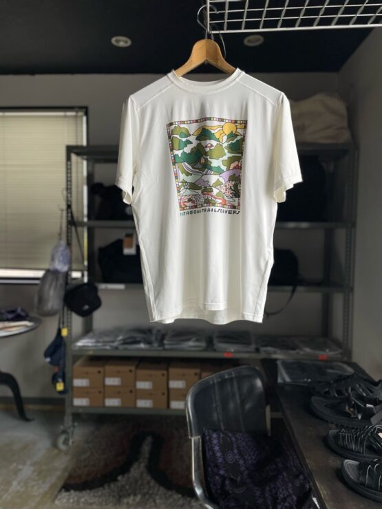 【Ladies】patagonia | パタゴニア　Kid's Cap Silkweigt T-Shirt - TRAILSEEKERS : WHITE [62381]