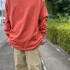 【Men's】*A VONTADE | アボンタージ　Mock Neck LS - SUNBURN RED [VTD-0623-CS] - 画像 (8)