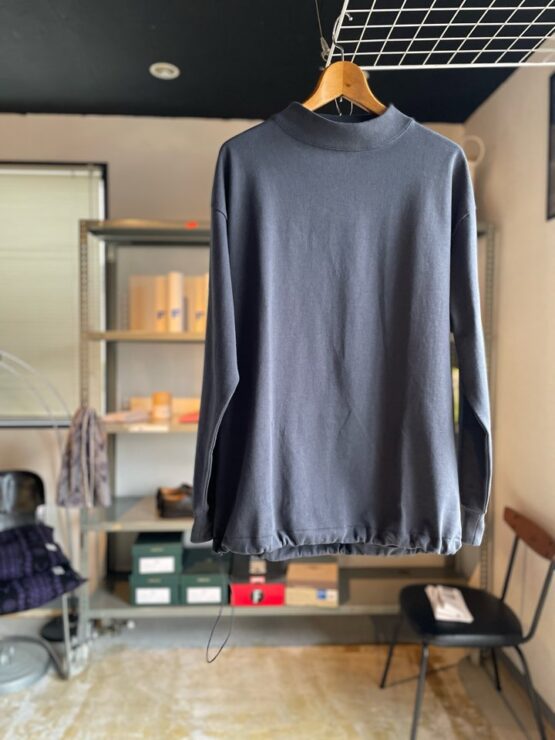 【Men's】*A VONTADE | アボンタージ　Mock Neck LS - SUMI [VTD-0623-CS]