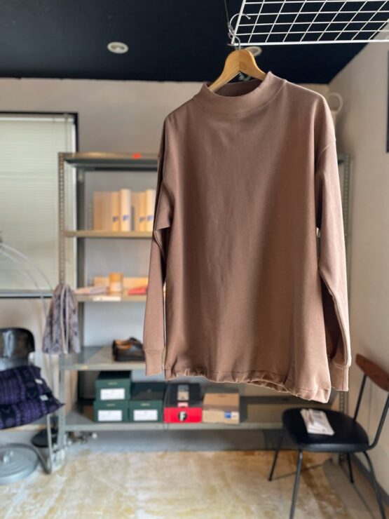 【Men's】*A VONTADE | アボンタージ　Mock Neck LS - COYOTE [VTD-0623-CS]