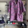 【Unisex】NEEDLES | ニードルズ　Cabana Shirt 《Flower Cut Jq.》ｰ CHARCOAL [PU224] - 画像 (8)