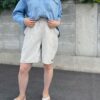 【Ladies】patagonia | パタゴニア　Women's Baggies Longs - PUMICE [57035] - 画像 (3)