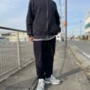【Men's】BURLAP OUTFITTER | バーラップアウトフィッター　Fleece Track Pant Solid - BLACK - 画像 (10)