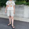 【Ladies】patagonia | パタゴニア　Women's Sunfirst Relaxed Drop Sleeve Organic T-Shirt - UNDYED NATURAL [37808] - 画像 (6)