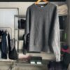 【Unisex】JEMORGAN | ジェーイーモーガン　Big Waffle Crew Neck - CHARCOAL - 画像 (8)