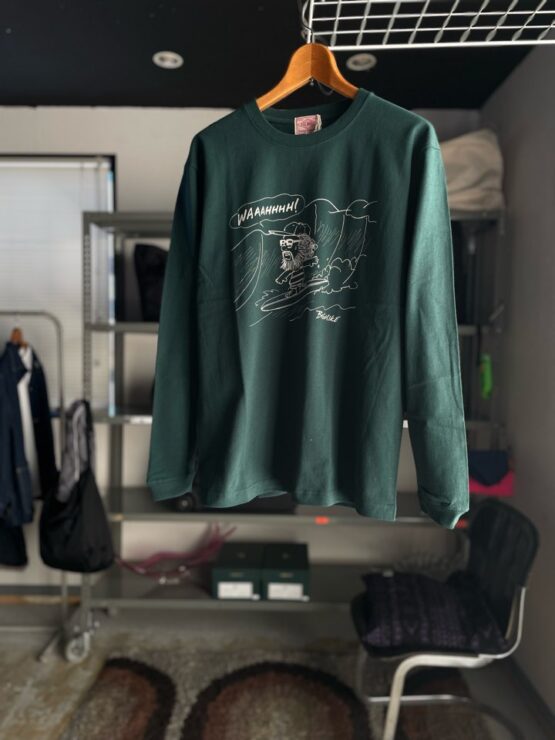 【Men's】BIG MIKE | ビッグマイク　Mike Sulf L/S Tee - FORGE GREEN