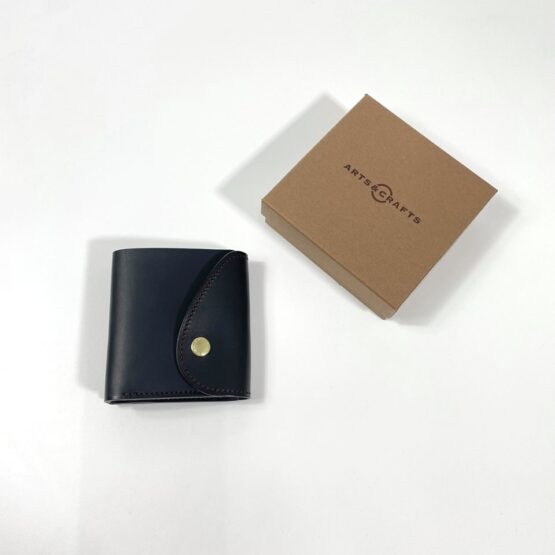 【Unisex】ARTS & CRAFTS | アーツアンドクラフツ　《ELBAMATT ACC》Trifold Wallet - BLACK