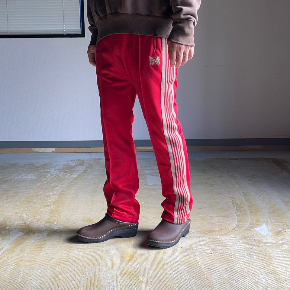 Needles ニードルズ  Narrow Track Pant red 赤