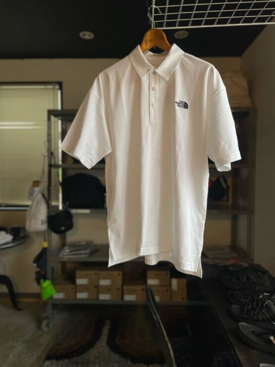 【Men's】THE NORTH FACE | ザ・ノースフェイス　Shortsleeve Flashdry Cotton Polo - W ホワイト [NT22530]