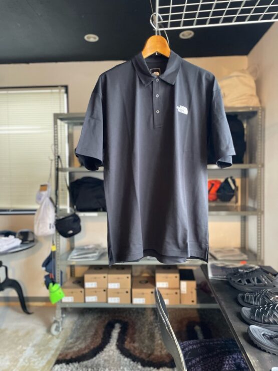 【Men's】THE NORTH FACE | ザ・ノースフェイス　Shortsleeve Flashdry Cotton Polo - K ブラック [NT22530]