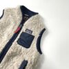 【Kid's】patagonia | パタゴニア　Baby Retro-X Vest - NATURAL W/NEW NAVY [61035] - 画像 (2)